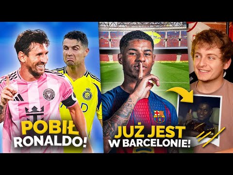 Messi REKORDZISTĄ! Wyprzedził Cristiano Ronaldo! Rashford WYLĄDOWAŁ w Barcelonie!