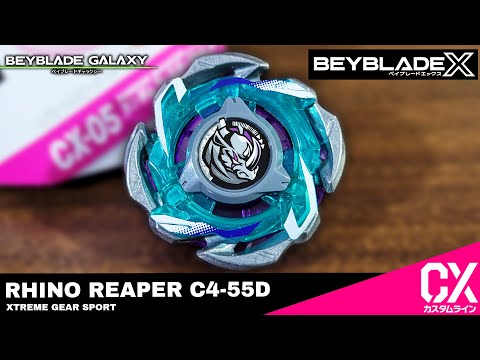 Análise CX-05 02 RHINO REAPER C4-55D - Random Booster Vol 6 [Beyblade X]