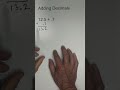 Decimal Addition Concepts