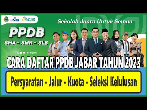 Cara Daftar PPDB 2023 Provinsi Jawa Barat