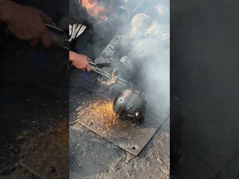How Amazing Million Tons Ac Compressor Recycled And Casting Process