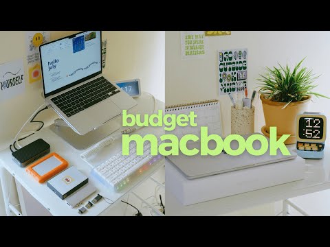 best base-model macbook for 2025 🍎 setup for video editing, students, office, work from home