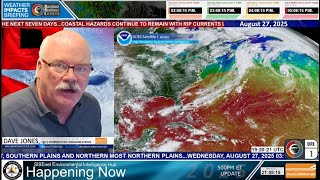 Weather Impacts Briefing Tropical Storm Fernand is Outta Here Juliette May Bring Rain to CA SISE Upd