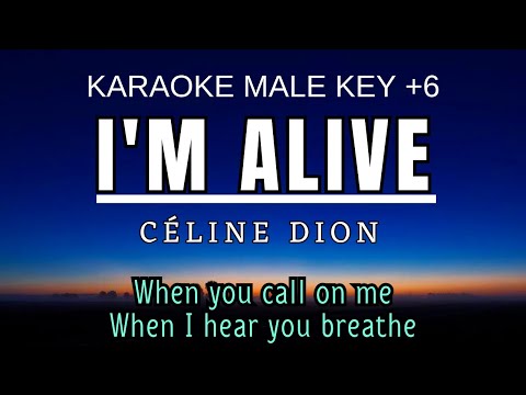 Céline Dion – I'm Alive (Karaoke Male Key Nada Pria +6 Eb)