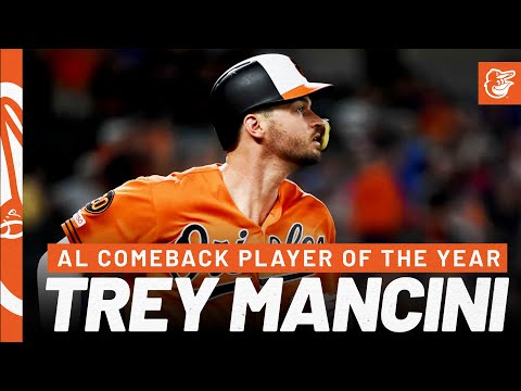 Trey Mancini Wins AL Comeback Player of the Year After Return From Cancer | Baltimore Orioles video clip