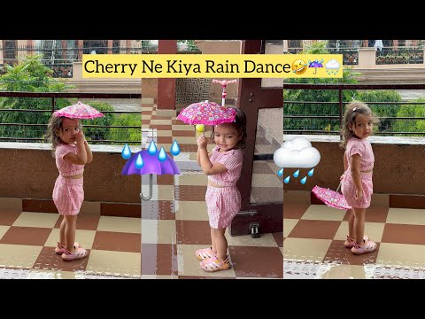 Cherry Ne Kiya Rain Dance 💃🏻🤣☔️🌧️ #vlog #minivlog #dailyvlogs #viral #trending #youtube #vlog