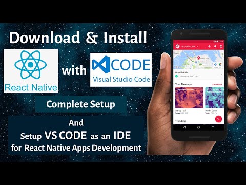 Download & Install React Native with Android Studio & Setup Visual Studio Code as IDE Tutorial 2021