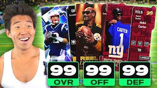 We Built an ALL GOLD 99 OVR Lineup! Best Team In MUT