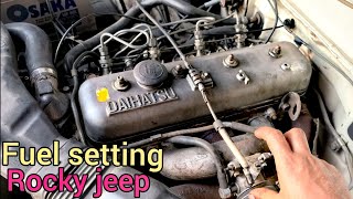 How to fuel setting diesel pump 