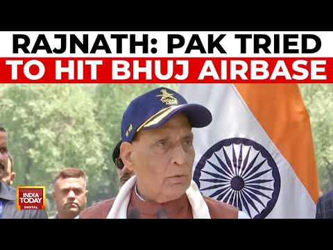 Rajnath Singh At Bhuj Air Base: India's Armed Forces Lauded For Successful Mission Against Pakistan