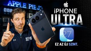 Minden megváltozik! iOS 27 és iPhone Ultra!