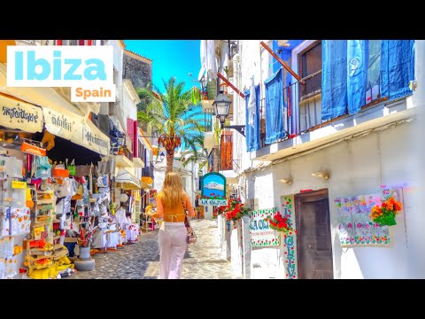 Ibiza, Spain's 🇪🇸 Party Paradise | 4K-HDR 60fps Walking Tour - 4K-HDR 60fps Walking Tour