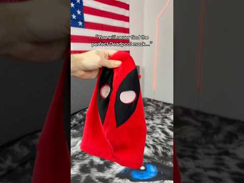 I found the most realistic Deadpool mask ? #deadpoolmask #deadpool #deadpool3 #shorts