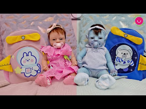Todo🟣 ROSA y AZUL🔵 Mochilas para la guardería ANUK y ANUK BLUE 1er día de escuela