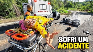 SOFRI UM ACIDENTE DE MOTO *Me machuquei muito ?