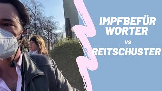 Reitschuster im Dialog mit Gegendemonstrant (Impfbefürworter)
