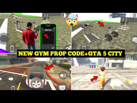 Finally New GYM Prop Cheat Code in Indian Bike Driving 3D 🤯🔥| New House in GTA City | Harsh in Game