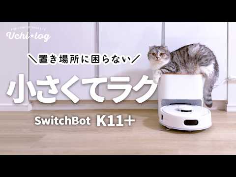 【最新モデル】世界最小クラスのロボット掃除機 SwitchBot K11+の残念ポイントは？50代主婦がどこよりも詳しくレビューします