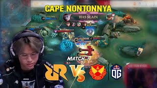KYK BOT LAGI CAPE LAH! RRQ VS SRG MATCH 3 EWC