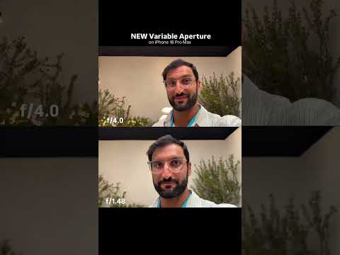 NEW Variable Aperture on iPhone 18 Pro <strong>Max</strong>