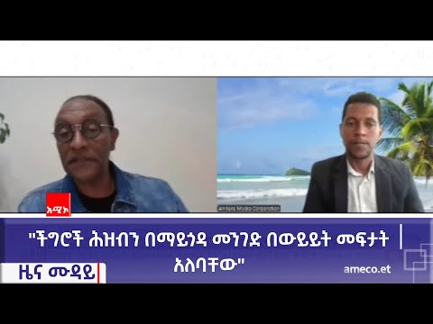 "ችግሮች ሕዝብን በማይጎዳ መንገድ በውይይት መፍታት አለባቸው" ፕሮፌሰር ዓለማየሁ ገብረማርያም