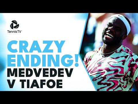 Daniil Medvedev vs Frances Tiafoe CRAZY Ending! | Indian Wells 2023 Highlights