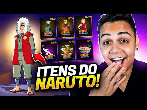 FREITAS ACHOU CONTA SECRETA QUE TEM TODAS SKINS DA PARCERIA COM NARUTO!