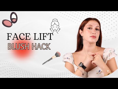 Face Lift Blush Hack With Lea | حيلة شدّ الوجه بالبلاشر مع ليا