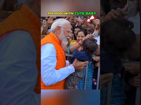 PM MODI WITH CUTE BABY 🤩#shorts