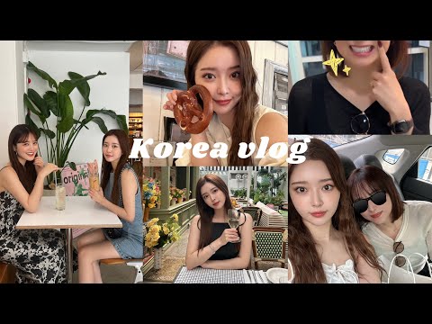 【vlog】ママと歯の治療で韓国へ🇰🇷カフェ･ショッピング•グルメ色んな所巡ったよ~☕️