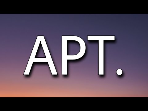 ROSÉ & Bruno Mars - APT. (Lyrics)