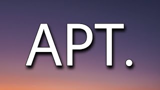 ROSÉ & Bruno Mars - APT. (Lyrics)