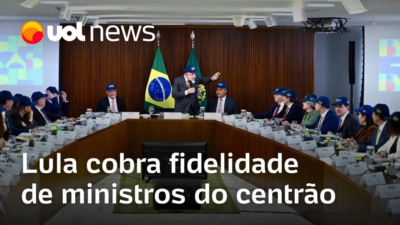 Lula cobra fidelidade de ministros do centrão e diz esperar que eles defendam sua administração
