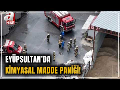 Eyüpsultan'da Kimyasal Madde Paniği: 10 Tonluk Tankta Tepkime Meydana Geldi | A Haber