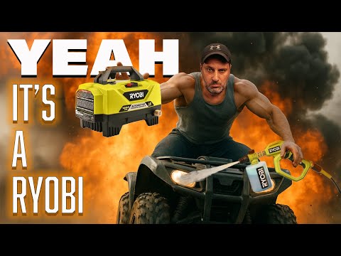 Ryobi's NEW Electric portable pressure washer Review