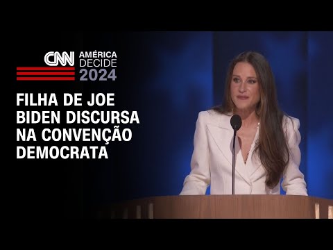 Filha de Joe Biden discursa na Convenção Democrata | AMÉRICA DECIDE