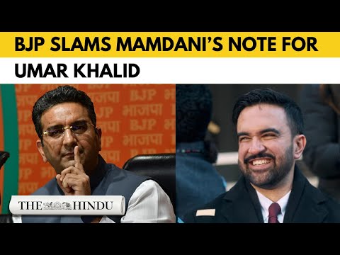 India won’t tolerate interference in internal matters: BJP on Mamdani’s note for Khalid