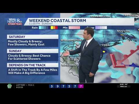 Nor’easter could bring rain to South-Central Pennsylvania