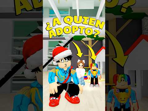 FRESITA Y YO ADOPTAMOS A UN CHICO 😱 #roblox #brookhaven #robloxbrookhaven
