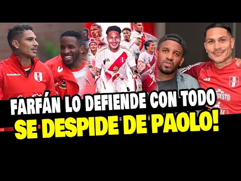 JEFFERSON FARFÁN DEFIENDE A PAOLO GUERRERO TRAS SU RETIRO DE LA SELECCIÓN