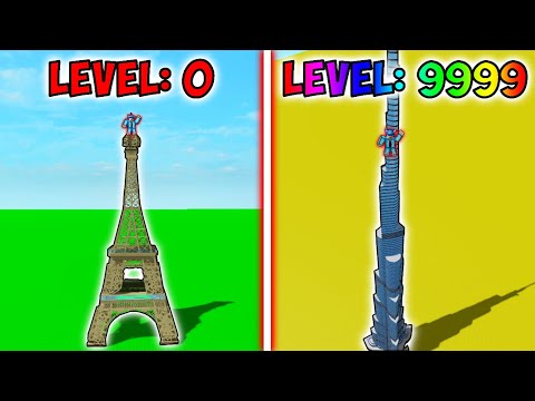 Climbing Up Landmarks and JUMPING OFF THEM In Roblox