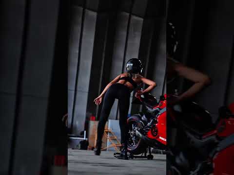 She is fire wrapped in grace   Follow for more    @moto4vs      @moto4vs🏍 Ducati Panigale V4@ducati