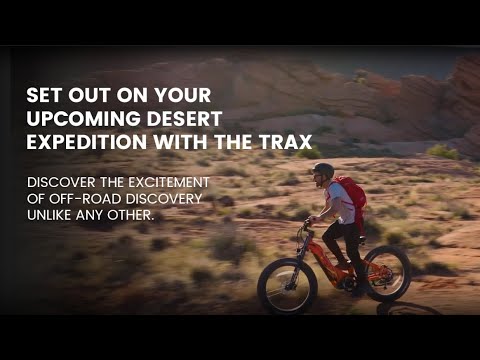 Set out on your upcoming desert expedition with the Trax 🚴 #cyrusher #ebike #trax #all-terrain