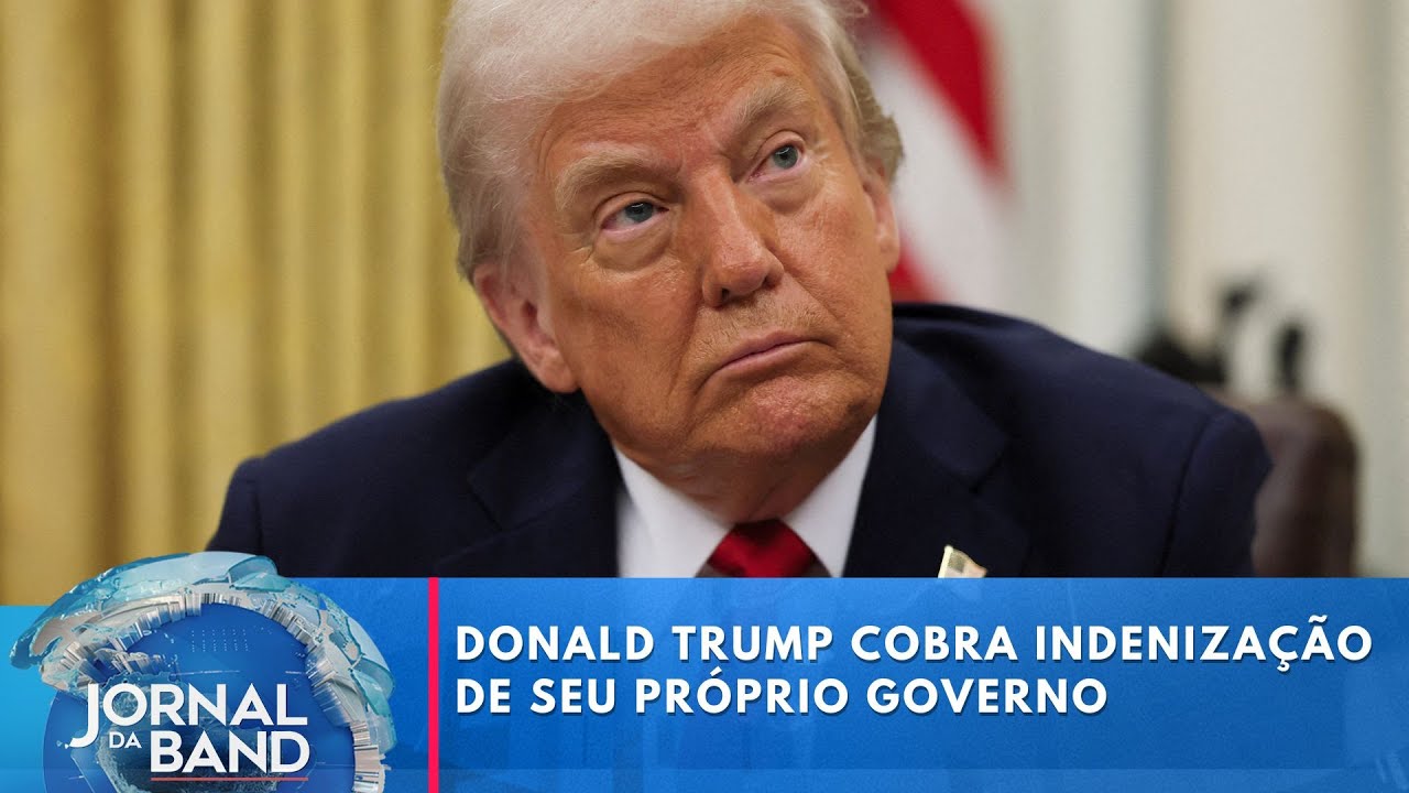 Donald Trump cobra indenização do governo | Jornal da Band
