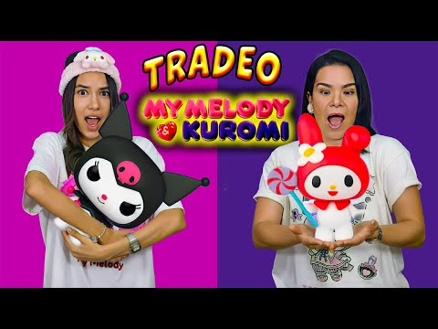 TRADEO de COMPRAS de MY MELODY VS KUROMY | AnaNANA TOYS