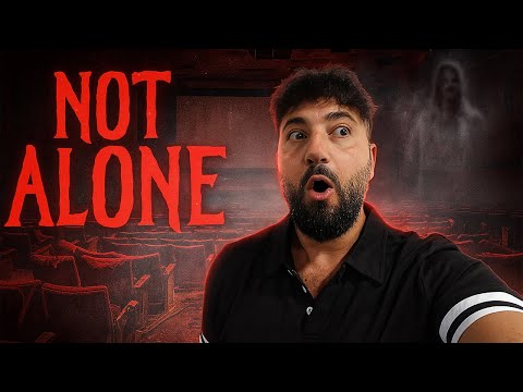24 Hour Overnight in HAUNTED Abandoned Movie Theatre… We Weren’t Alone!