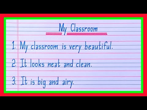 10 Lines On My Classroom in English/Essay On My Classroom in English/My Classroom Essay in English