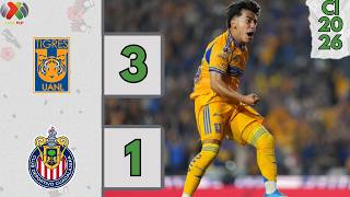 Tigres Vs. Chivas | Highlights | Liga Mx Clausura 2026 Cuartos de Final Ida