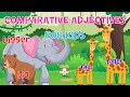 Comparative Adjectives and Animal Heights
