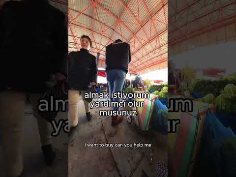 Pazara gittim 🍓 ve 🍊 aldım